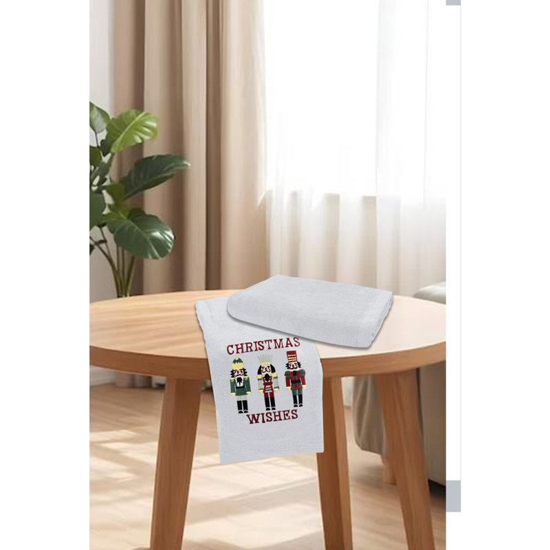 Cotton Tea Towel Kitchen Towel, White