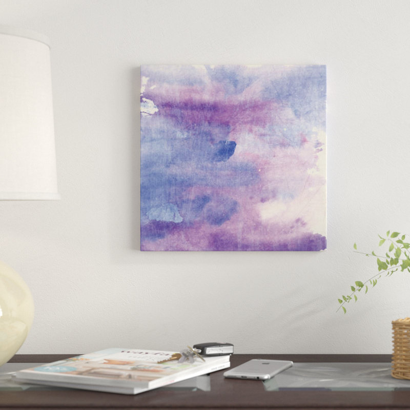 «Purple Haze II», reproduction sur toile, H 12 po x l 12 po x P 0,75 po, Toile tendue, Pas de tapis