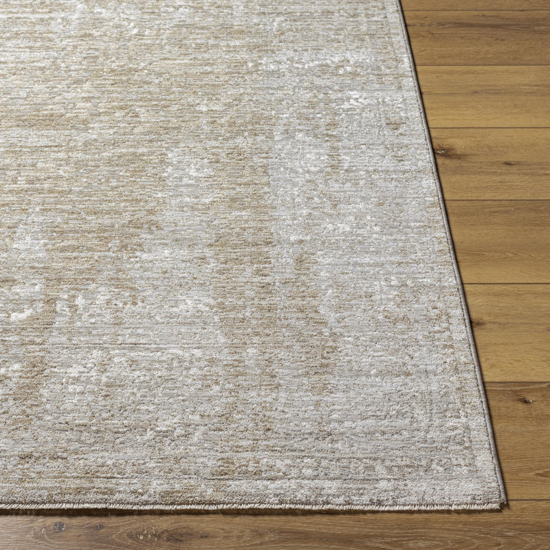 Tapis en polyester tissé à la machine Amberia, Tapis de couloir 2 pi 8 po x 7 pi 3 po