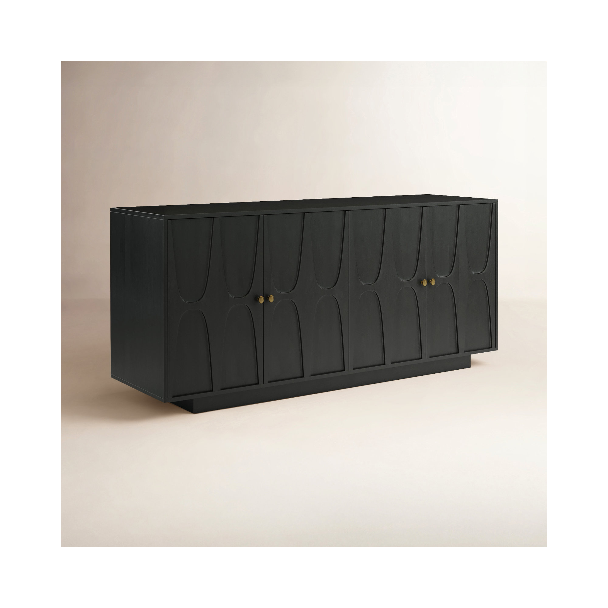 Myers 72'' Sideboard, Black