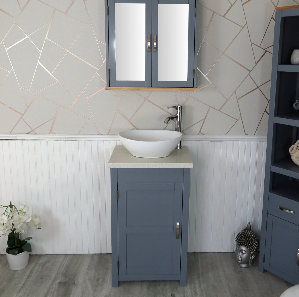 Scully 515mm Free-standing Cloakroom Vanity Unit