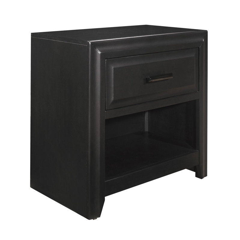 Table de chevet avec rangement de style moderne avec tiroir 1pc