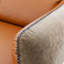Elik 78" 3-Seater Genuine Leather Sofa with 2-Point Adjustable Heaadrest & Decorative Stitching