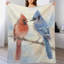 Jeté en flanelle Cardinal & Blue Jay-134404911