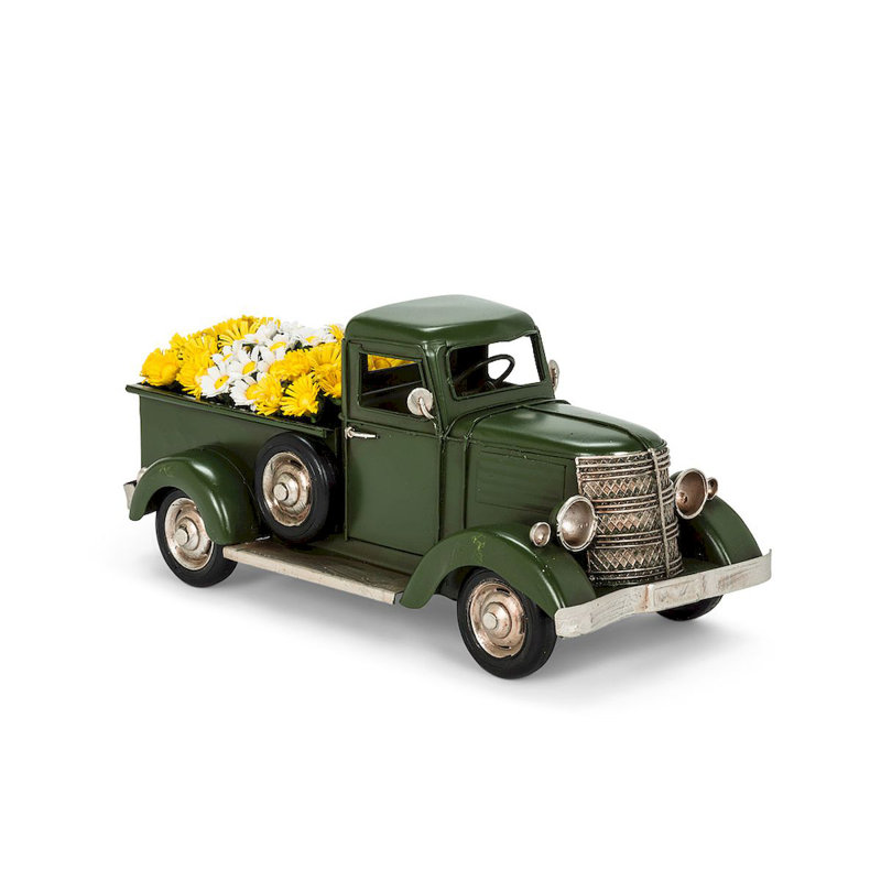 Camion avec sculptures de fleurs fergerson