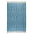 Stylish Marrakech Blue Hand-Knotted Wool Contemporary Transitional Area Rug-673603187