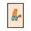 «Fat Cat Rides a Turtle» par Jay Fleck, impression sur toile tendue-32589062-72128853