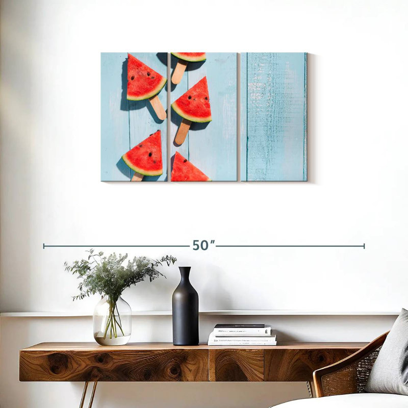 Yarlin Watermelon, 20" H x 33" W