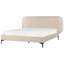 Agita Upholstered Lift Up Storage Scalloped Bed-1333097013-1333097018