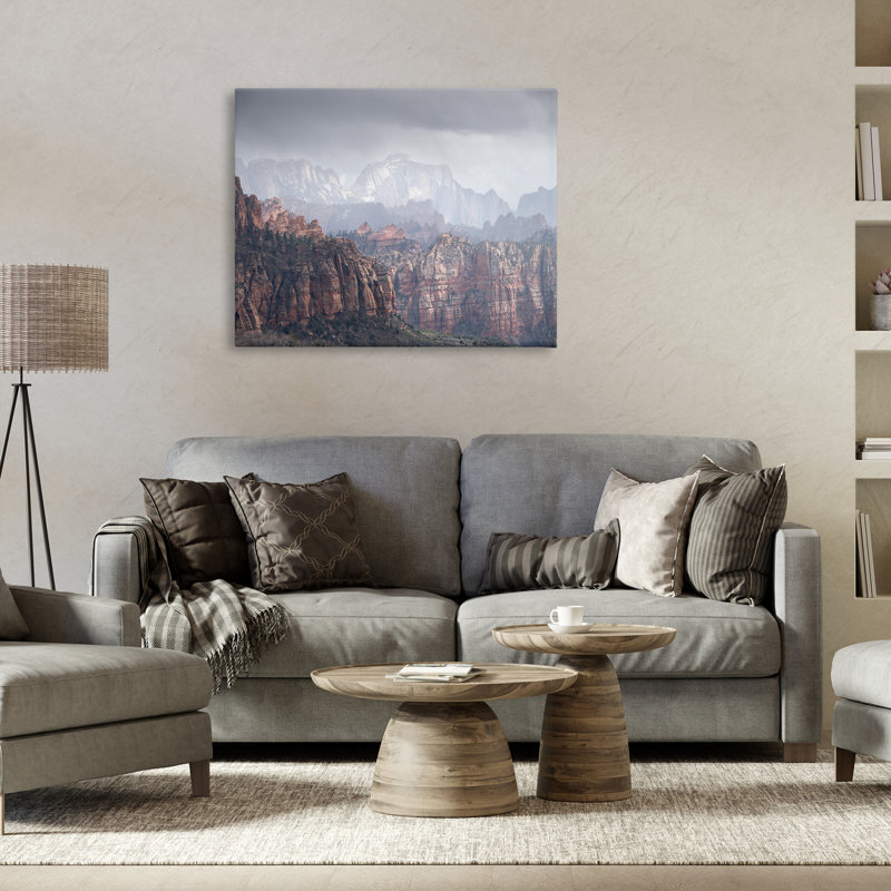 Art mural sur toile Zion National Park par Hunter Page, H 30 po x l 40 po