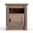 Special Design End Table with 1 Cabinet - Rectangular Wood Top , Smooth Finish – Classic Bedside Table