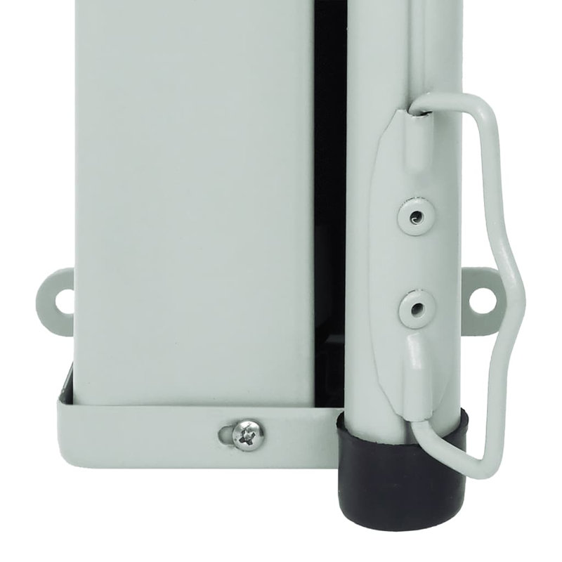 vidaXL Retractable Awning, Cream/Grey