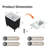 30" Convertible 2-In-1 Bathroom Vanity With Ceramic Sink, Wall-Mounted Or Floor-Standing Cabinet With Soft-Close Drawers (Walnut / Oak / Black)-1582585653