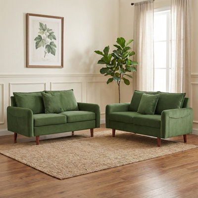 2 - Piece Velvet Living Room Set