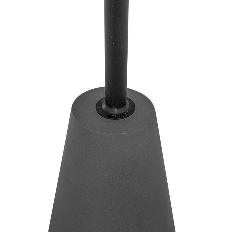 Foundation Outdoor Round Side Table, Dark Gray