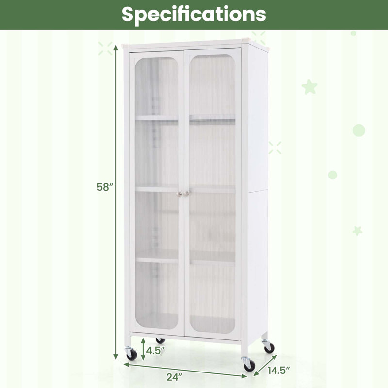 Kaleeyah 58'' Kitchen Pantry