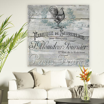 " Signs of Paris I " Print