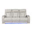 Canapé inclinable Fortuner de style moderne avec revêtement en bois et fonction de massage inclus - beige Même que B009P287718 (inventaire CA)-584778615