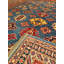 Tapis en laine et coton rouge noué à la main Original