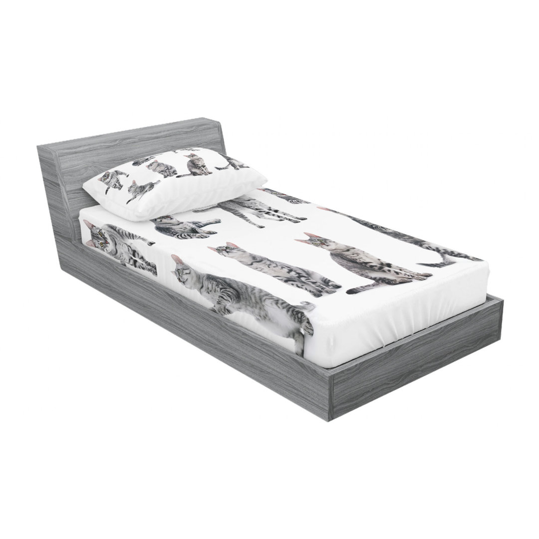 Cat Sheet Set Ambesonne 