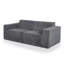 Causeuse modulaire en chenille de 81 po avec mousse haute densité Magness-966378813