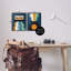 "Retro Music With Stripes" par Laura Marr - 2 pièces-665280904-665483853