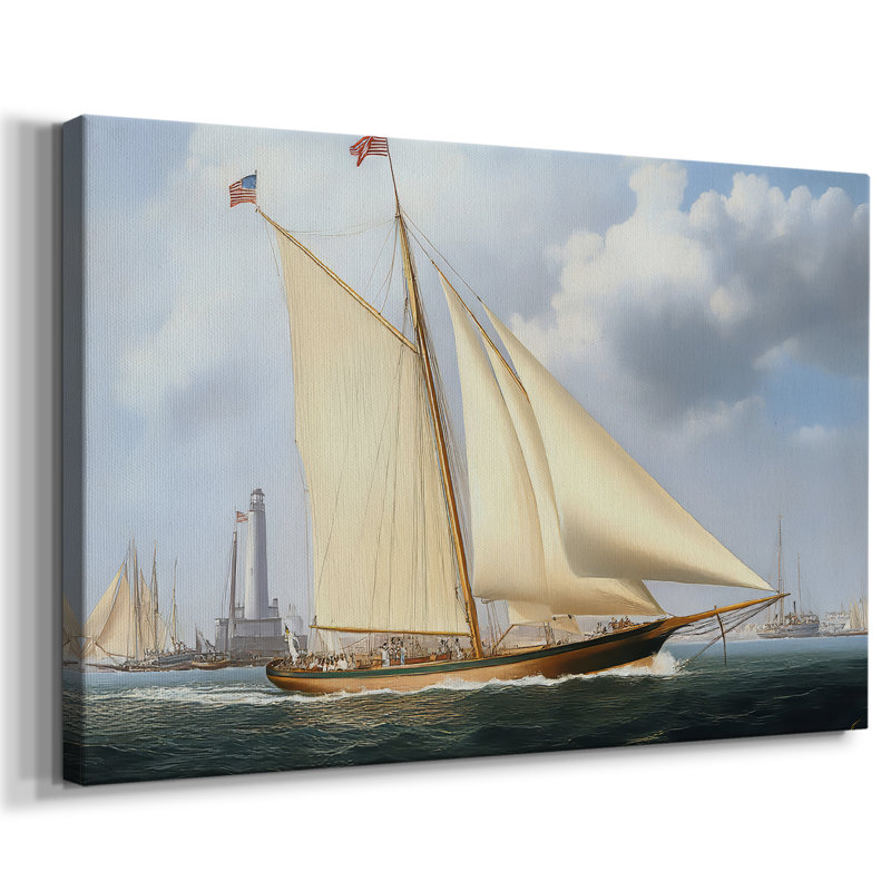 Nautical Series-CXIII - Cavas enveloppés de galerie, 40 x 60