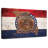 Borges State Map Over Missouri Flag-108116612