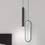 Luminaire suspendu DEL moderne à hauteur réglable Luminaire suspendu noir pour salle à manger, salon, chambre à coucher