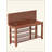 100% Solid Wood Front Door Shoe Rack, Closet Solid Wood Shoe Bench, Load-Bearing 550 Pounds, Entryway, Hallway, Hallway Shoe Rack With Space For Boots