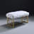 Winterbourne Down Faux Fur Upholstered Bench