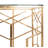 47'' Glass Top Console Table