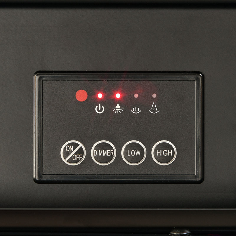 Armoire de foyer électrique, conception de porte, flammes réalistes 3D, mode économie d'énergie, fonctionnalité, noir, foyer à miroir en acrylique pour plusieurs espaces, chauffage 1500 W, effet de flamme, télécommande,