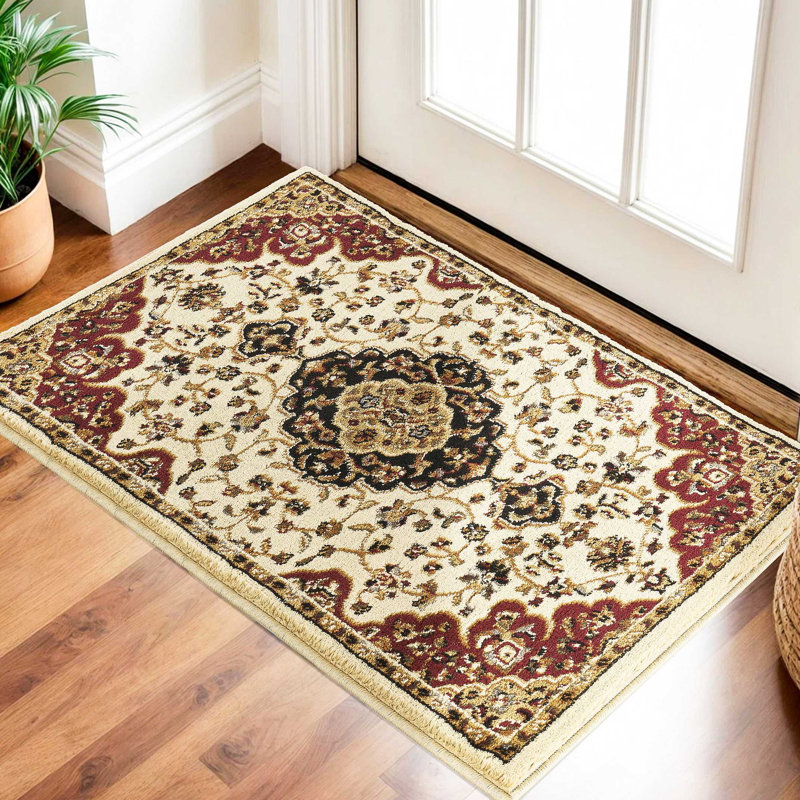 Classic Area Rug, Rectangle 2'x 3', Cream