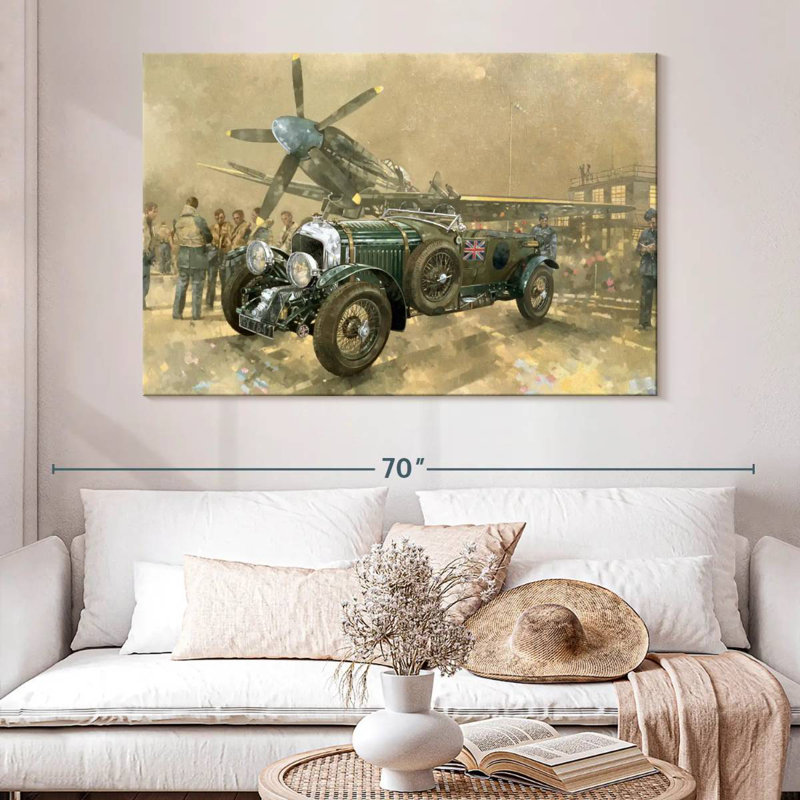 Mehar Bentley And Spitfire, 34" H x 51" W