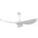 Kemp 52" 3 -ABS-Blade Propeller Modern Ceiling Fans no Light and with Remote Control