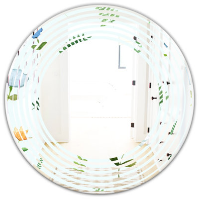 Miroir mural Wave Floral