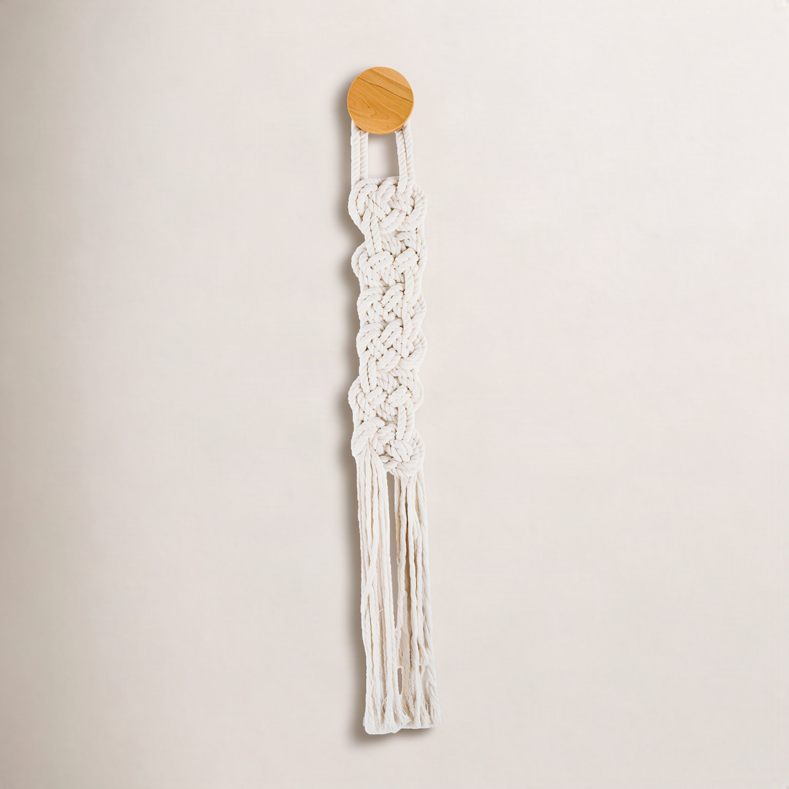 Scala Knot Fiber Wall Hanging