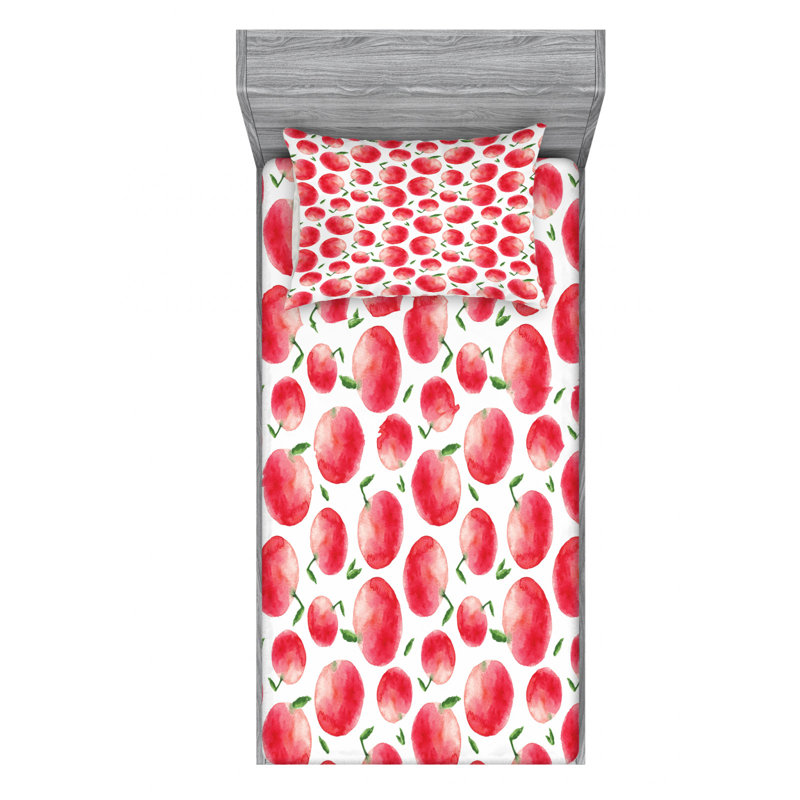 Microfiber Sheet Set, Twin Sheet Set with Fitted Sheet