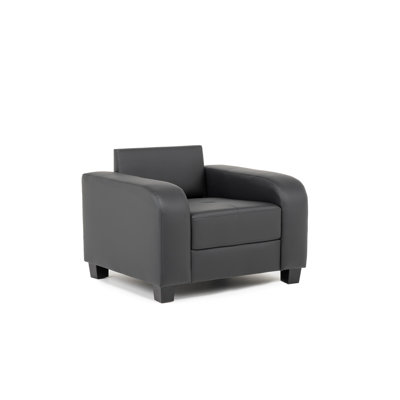 Faux Leather Armchair