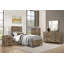 Chambre à coucher Table de chevet en bois 1Pc 2X tiroirs style transitionnel