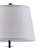 26.75” Black Peraza Table Lamp With Empire Lampshade