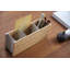 Organisateur de bureau Yamazaki Home - Télécommande et porte-stylo, acier et bois-15616685