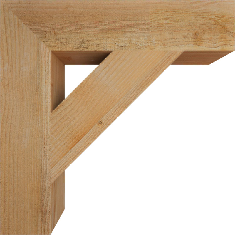 Support de bloc traditionnel, Douglas (sciage brut), H 28 po x l 6 po x P 28 po