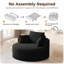 Chaise longue surdimensionnée de 50 po pour l'intérieur, sans assemblage requis-1768656158-1772761695