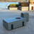 Rectangle Magnesium Oxide Propane Smokeless Fire Pit Table with Hidden Fuel Tank-578289020