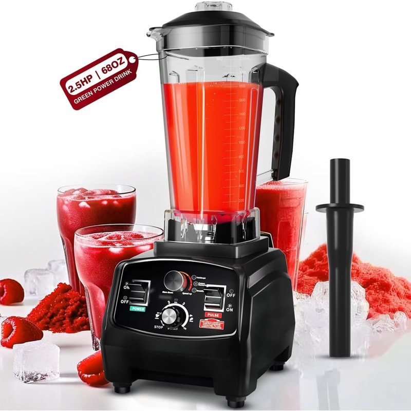Blender professionnel 60 W à haute puissance avec minuterie WantJoin 1800 W