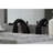 Kingston Brass NuvoFusion Two-Handle 3-Hole Deck Mount Widespread Bathroom Faucet with Retail Pop-Up Drain-28237467
