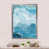 Impression argent sur toile encadrée