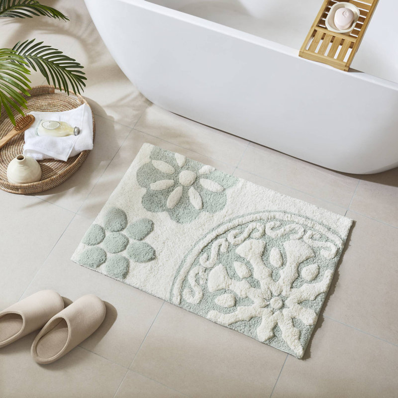 Tapis pour salle de bain Casablanca, Sauge